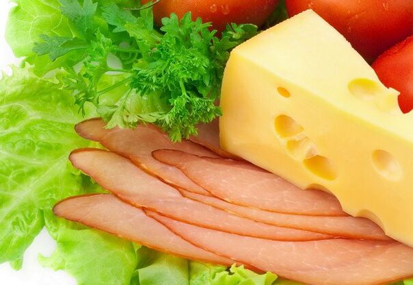 sajtos hús és zöldség a Dukan diétához